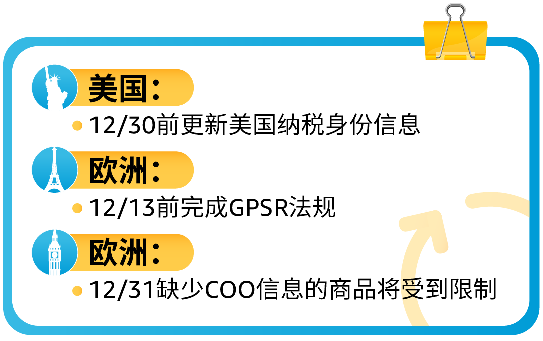 亚马逊卖家注意：12月三大合规新规即将上线