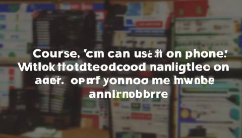 Q：手机上也能用吗？
A：当然可以，悟