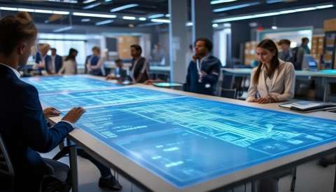 而且它还支持多人协同办公，你可以给不同的