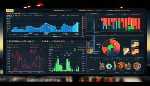 悟空进销存内置了多种数据分析图表，比如销