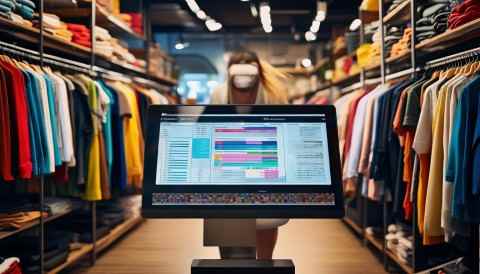 比如说吧，你开了一家服装店，每天进货、出