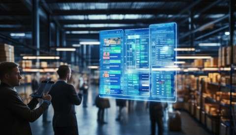 比如说，以前你要知道仓库里还有多少货，可