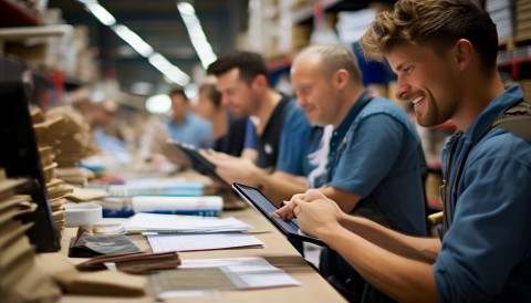 提高效率
手工记录和管理仓库真的很慢，