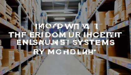 不过话说回来，市面上的库存管理系统五花八