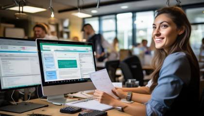 再说销售这一块，以前我们是手工开单，客户