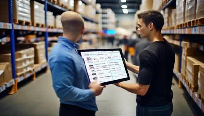 比如说吧，以前我们仓库盘点的时候，都是靠