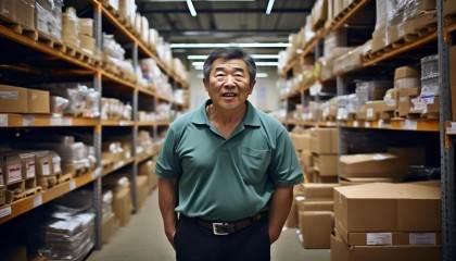 我自己公司是做日用品批发的，以前每天最头