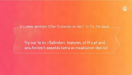 Q：有没有免费试用？
A：有的！平台提