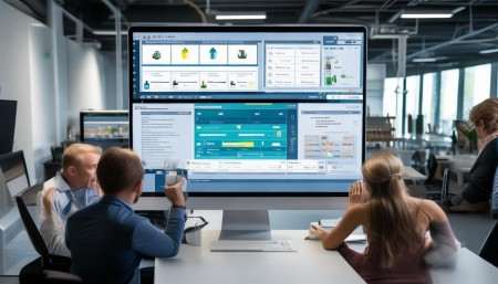 接下来我让他们安排了个演示，现场操作了一