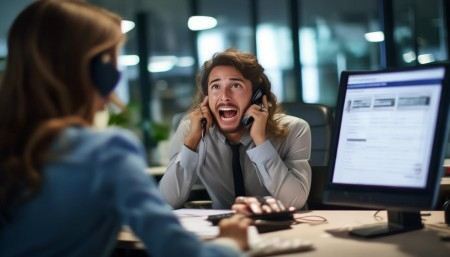 有一次我误删了一个客户的资料，急得不行，