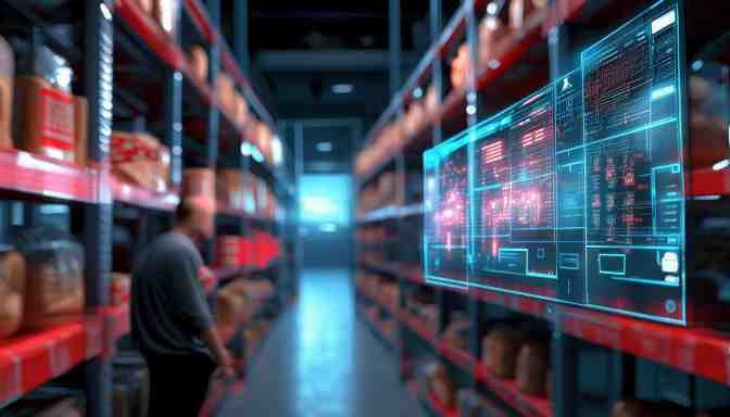 然后呢，它还能自动预警库存异常。比如库存