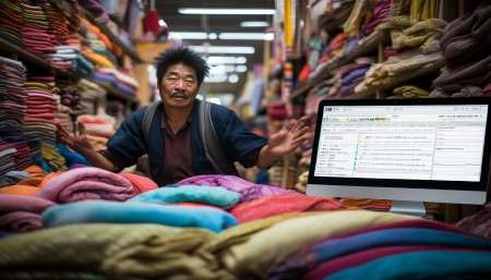 嘿，朋友，你是不是也在做布匹生意？最近是