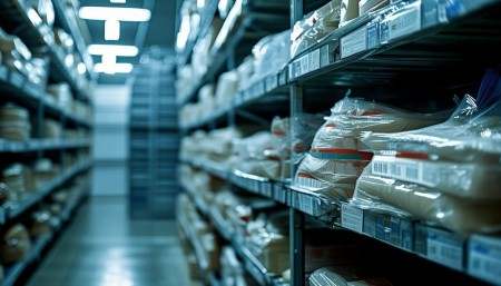 冷库里的货大多是冷冻食品、生鲜类的产品，