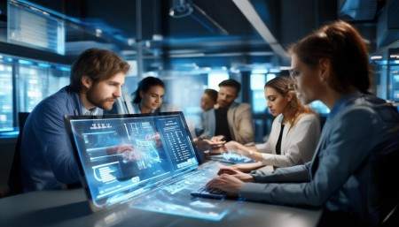 而且，系统还支持多人协同操作，不同部门之