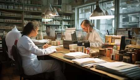 以前没有系统的时候，很多药店都是靠人工记