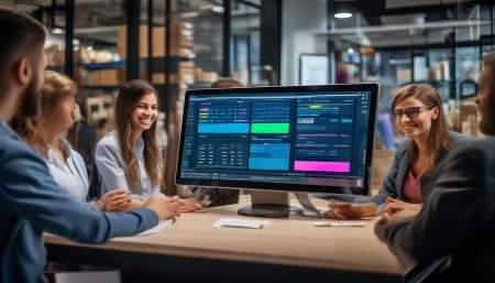 第六，便于团队协作。不同部门可以通过同一