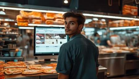 我认识的一个朋友，他开了家连锁披萨店，刚