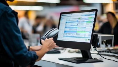 现在很多店铺都在用扫码枪来录单，效率高还