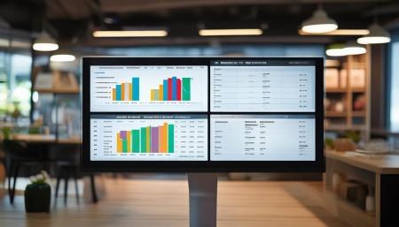 而且，这个系统还能生成各种报表，比如库存