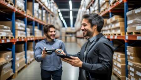 比如说吧，以前你要盘点一次库存，可能得花