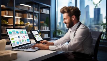 而有了进销存系统之后，你就可以通过电脑或