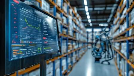 库存预警与自动补货
当库存快用完的时候