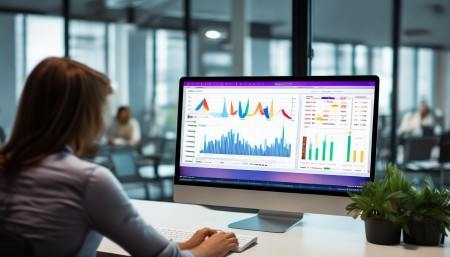 还有啊，它的报表功能也很强大。每个月底我