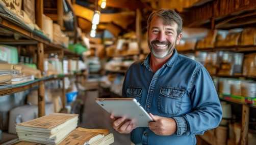 我认识一个朋友，他开了家农资店，之前一直