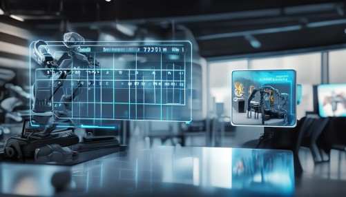 系统可以设置设备的定期维护计划，比如每半