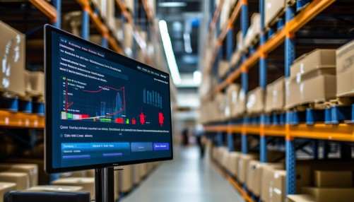 而库存管理系统可以设置库存预警，当库存低