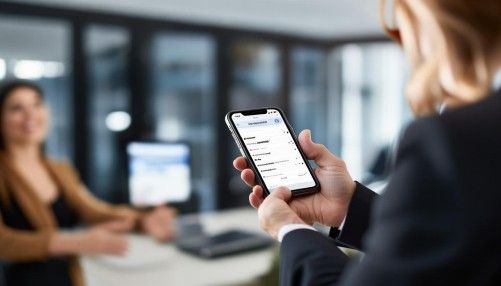 比如说吧，有时候我在外面谈业务，客户问起