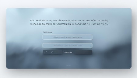 Explanation of CRM Customer Management System Login Page