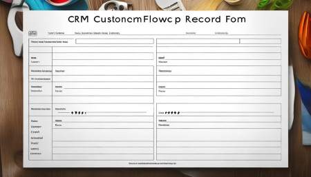 CRM Customer Follow-up Record Form Template
