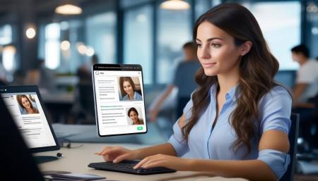 CRM Communication System Integrated with Telephone Outbound Calls