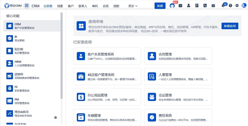 CRM应用市场 CRM应用市场